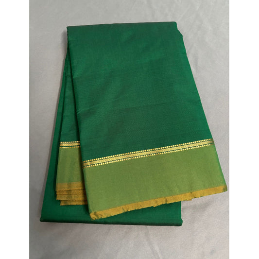 Green Semi Silk Saree