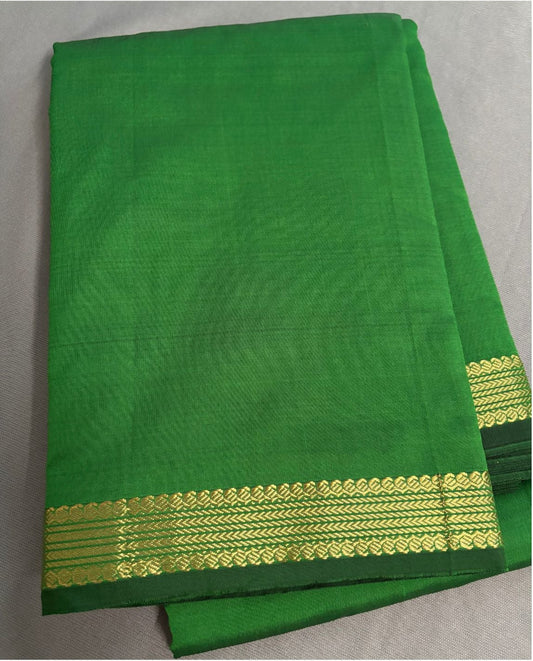 Green Semi Silk Saree