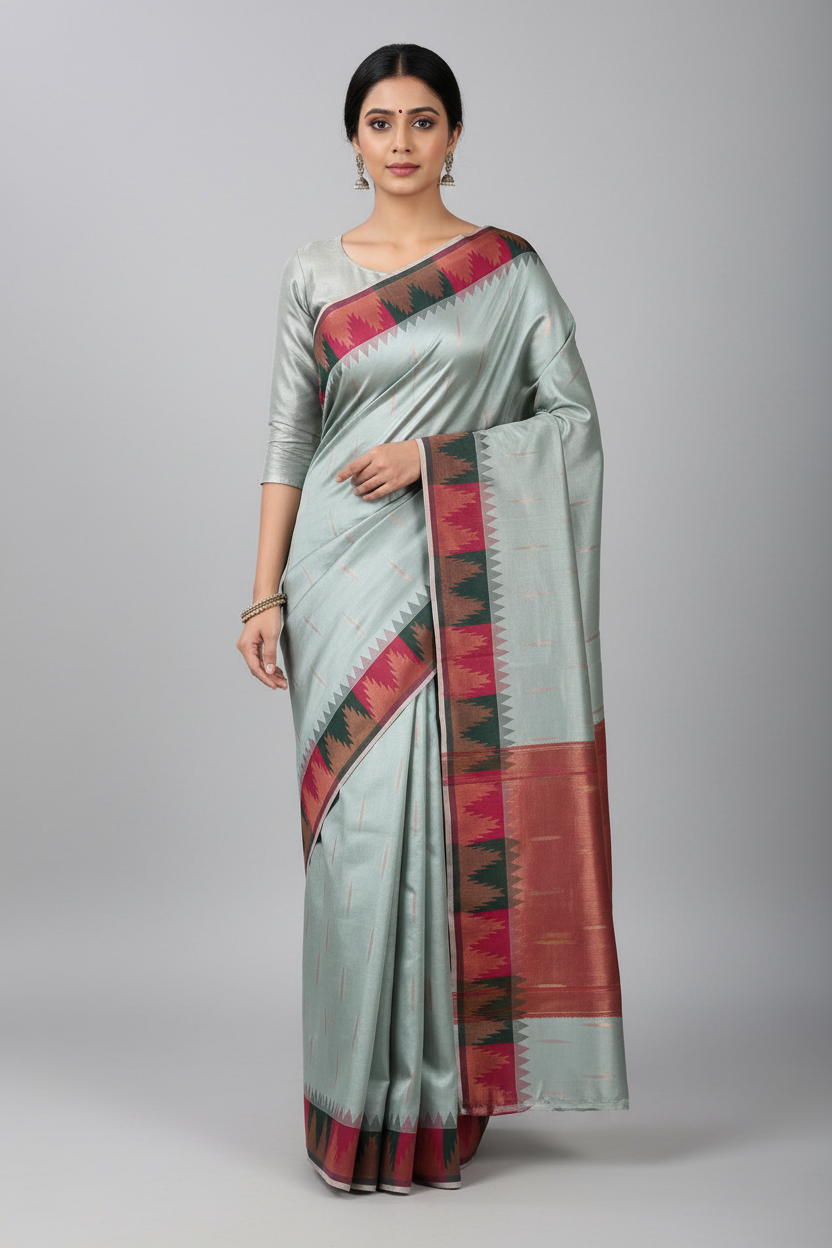 Green Kanjeevaram Silk Saree