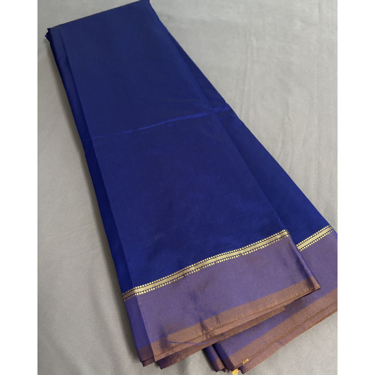 Blue Semi Silk Saree