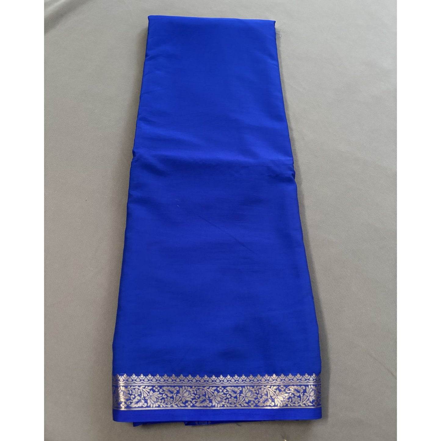 Royal Blue Crepe Silk Saree