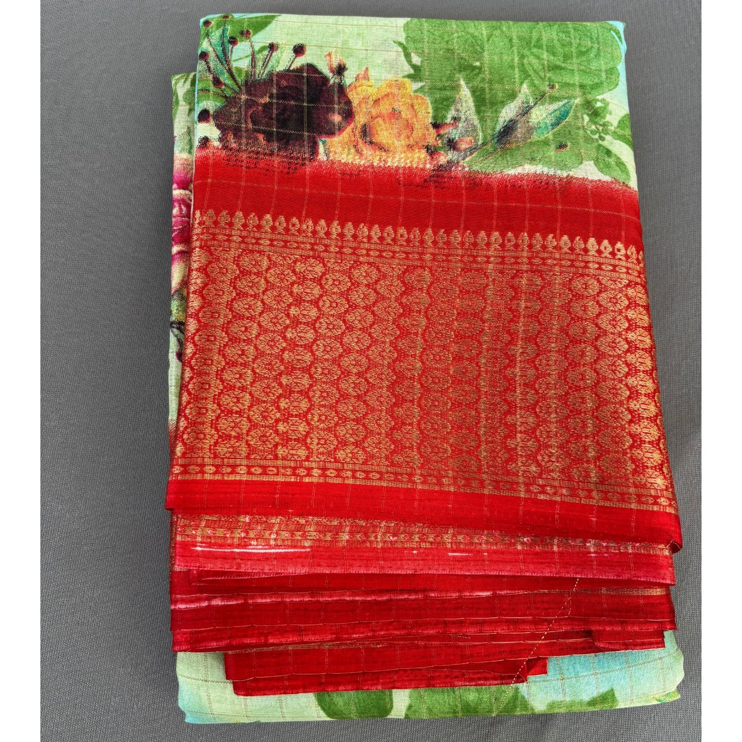 Light Green Dola Silk Saree
