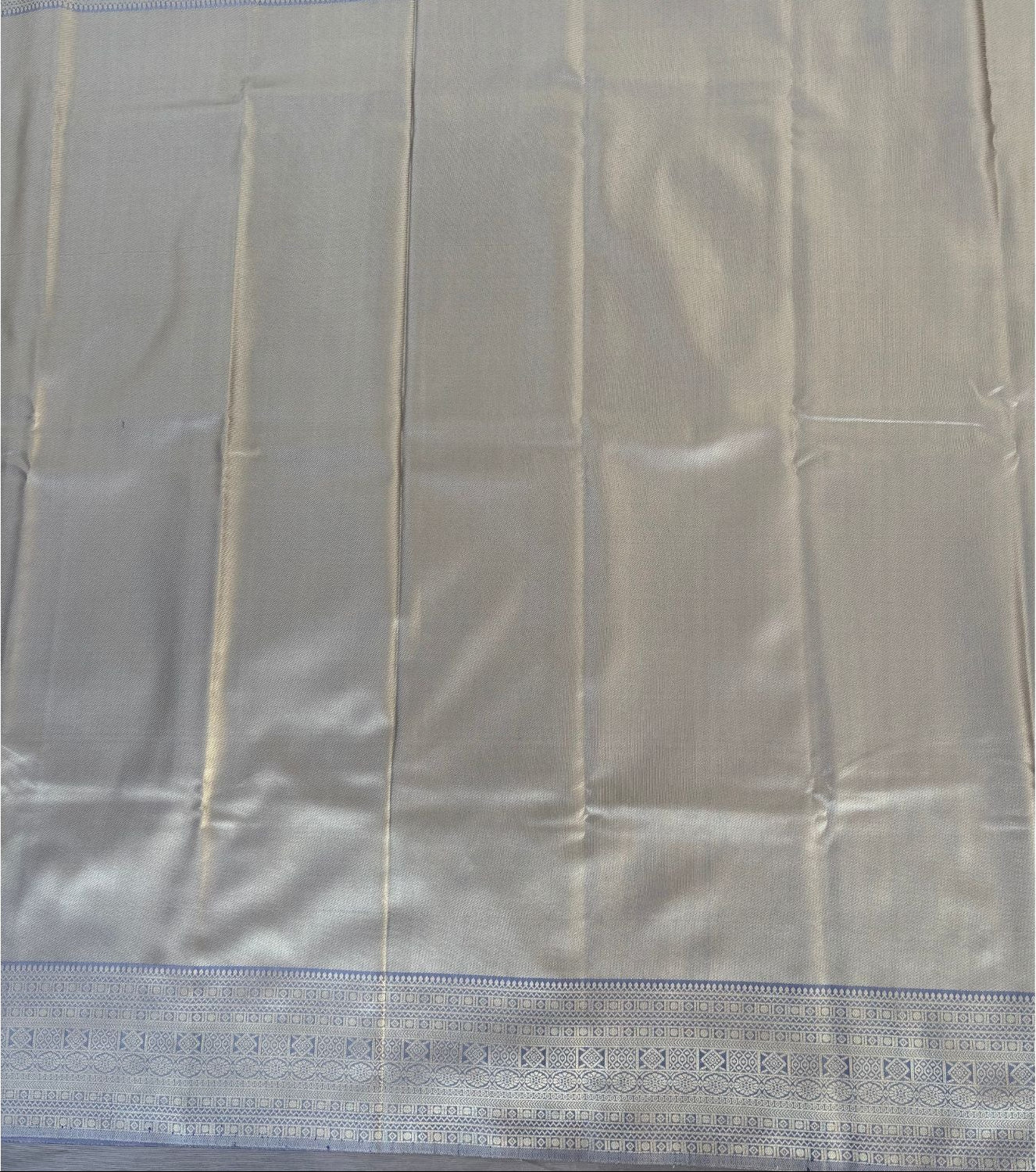 Grey Kanjeevaram Silk Saree