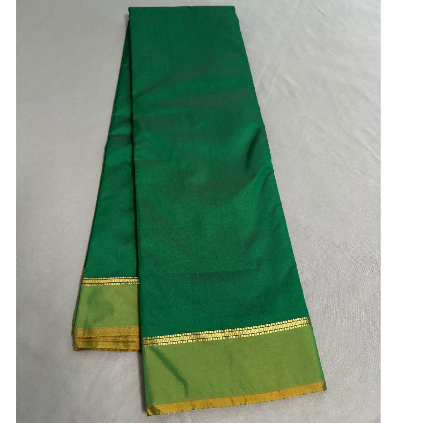Green Semi Silk Saree