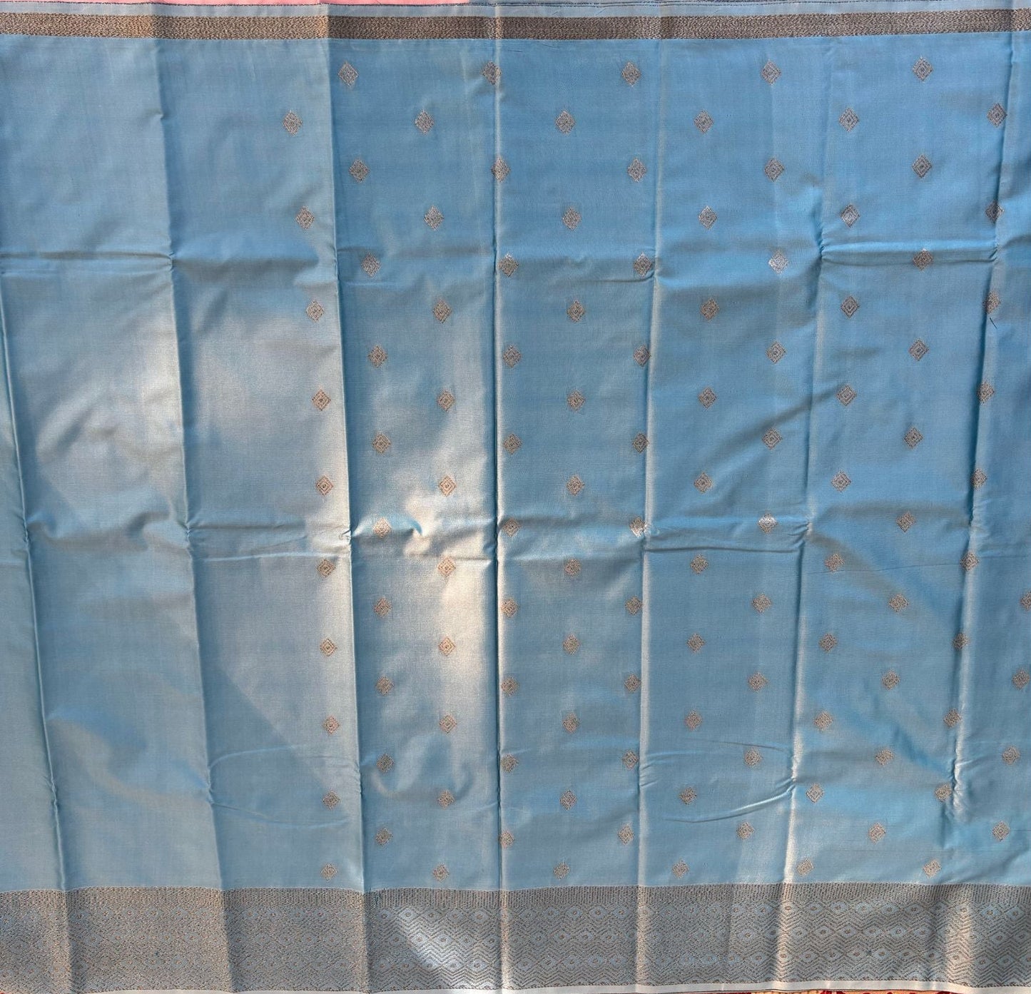 Blue Kanjeevaram Silk Saree