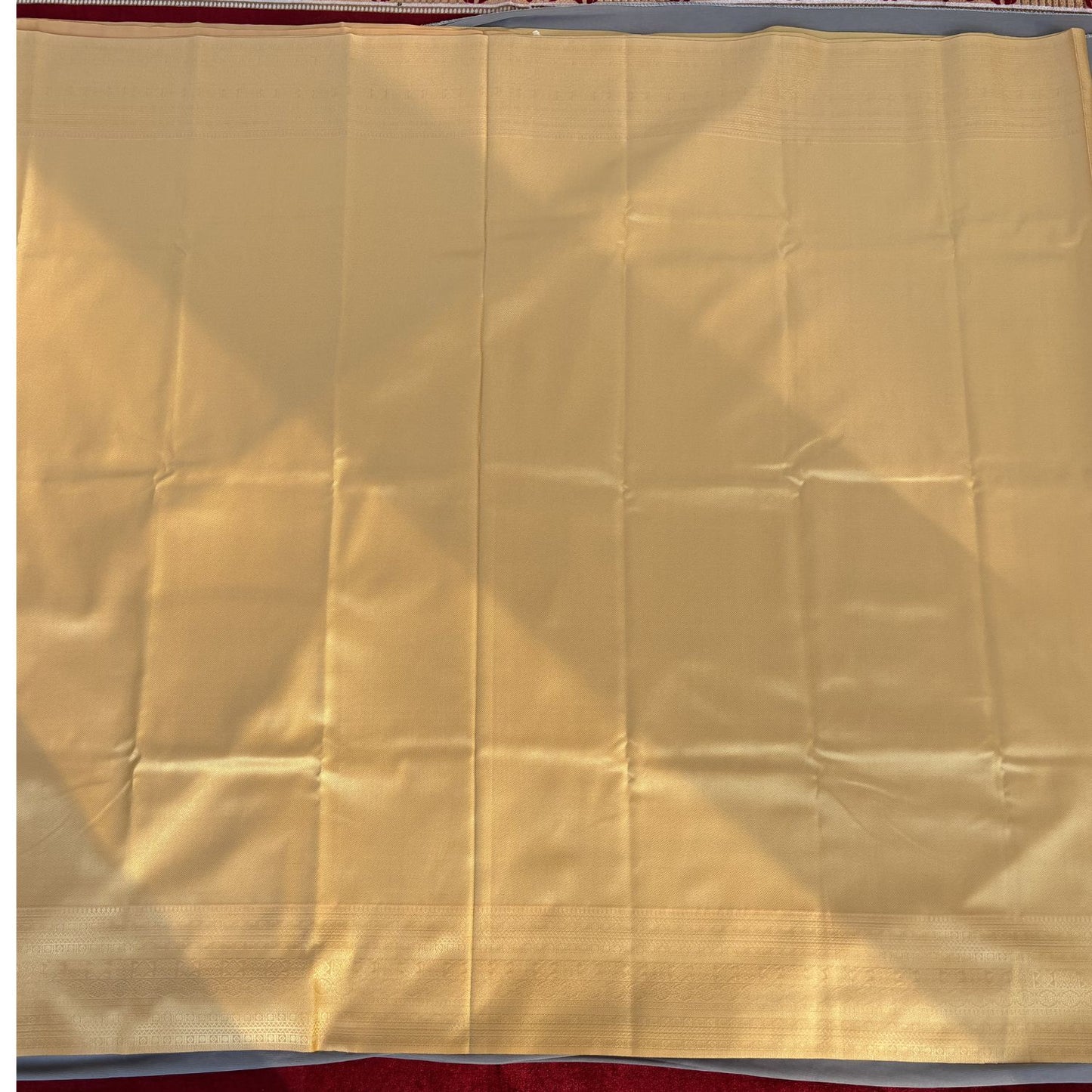 Yellow Kanjeevaram  Silk Saree
