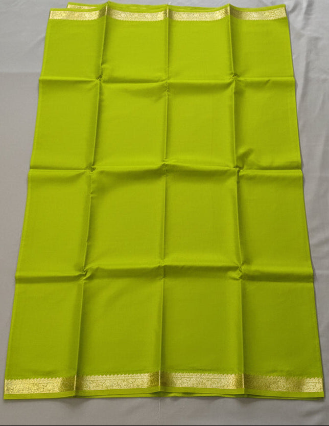 Light Green Crepe Silk Saree