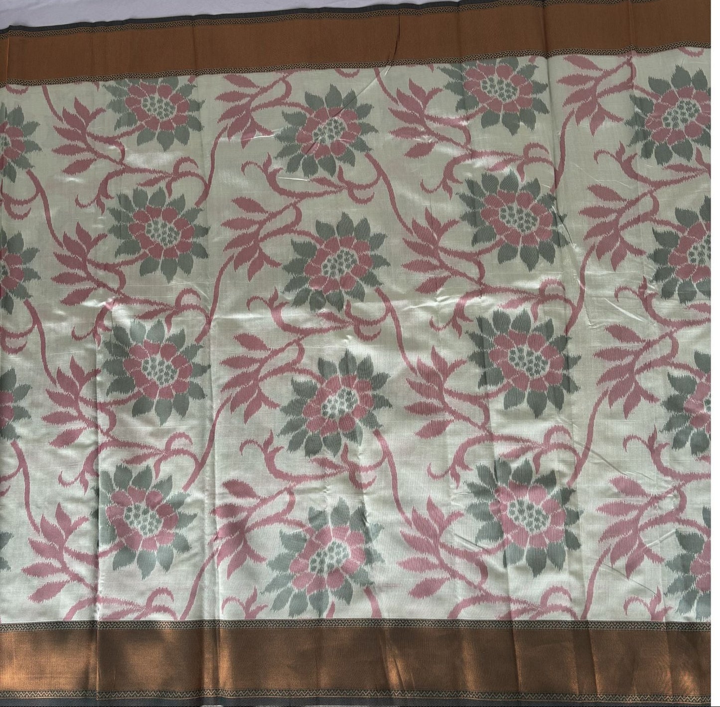 Moss Green Kanjeevaram Silk Saree