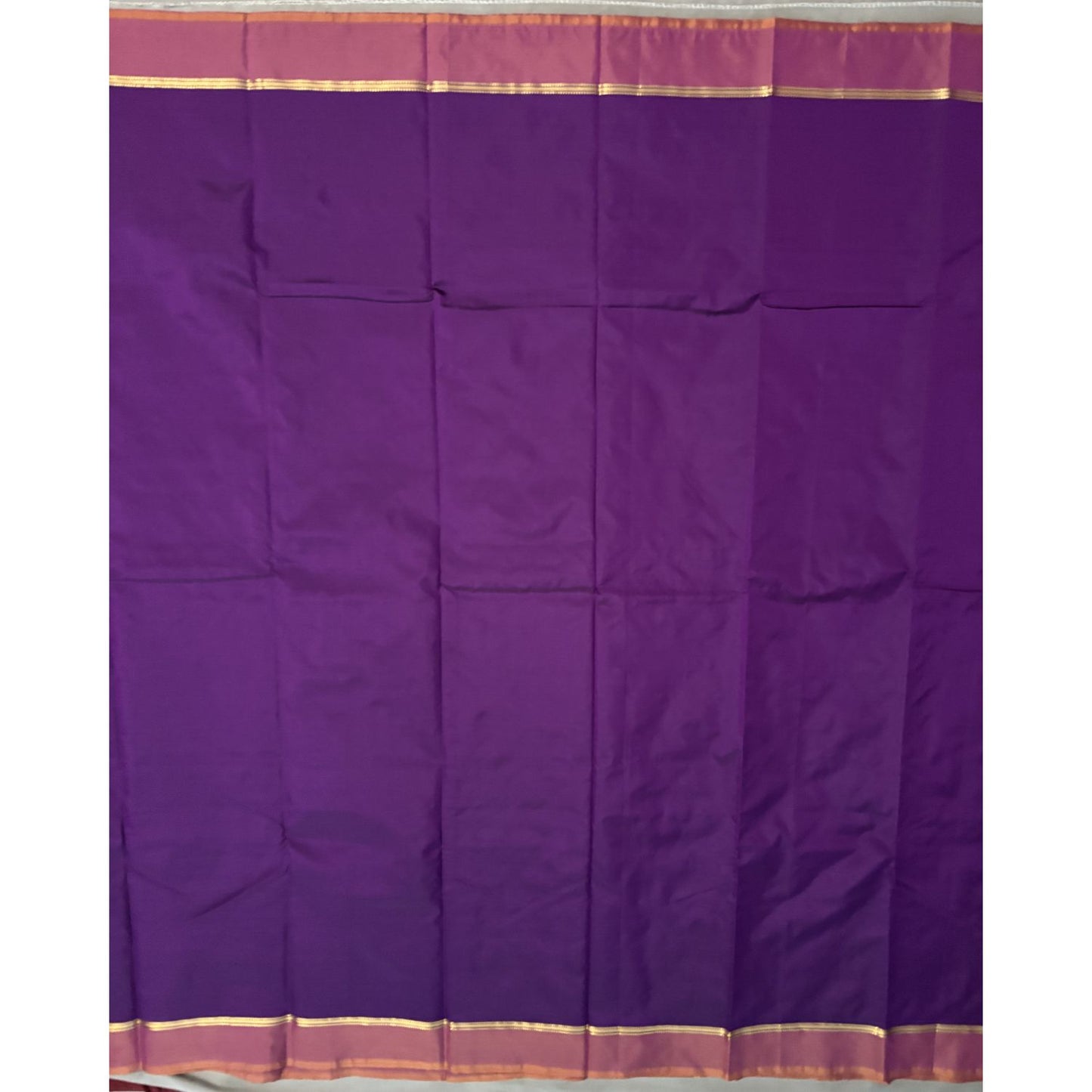 Violet Semi Silk Saree