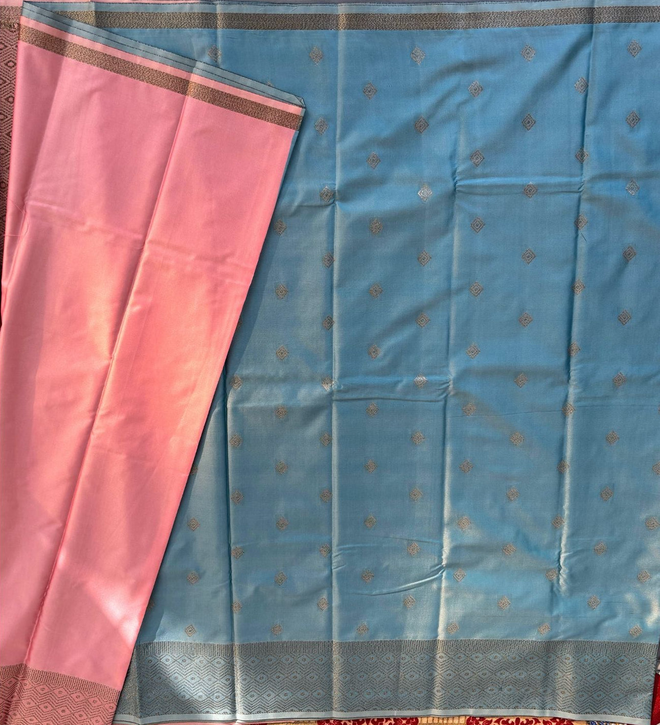 Blue Kanjeevaram Silk Saree