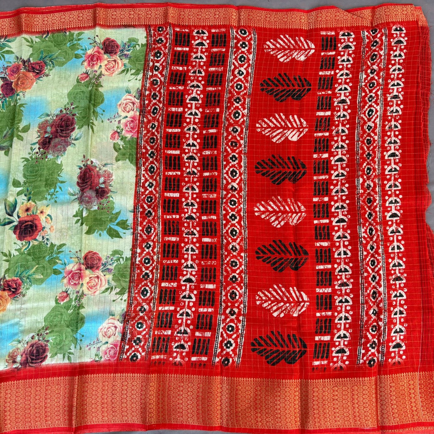 Light Green Dola Silk Saree