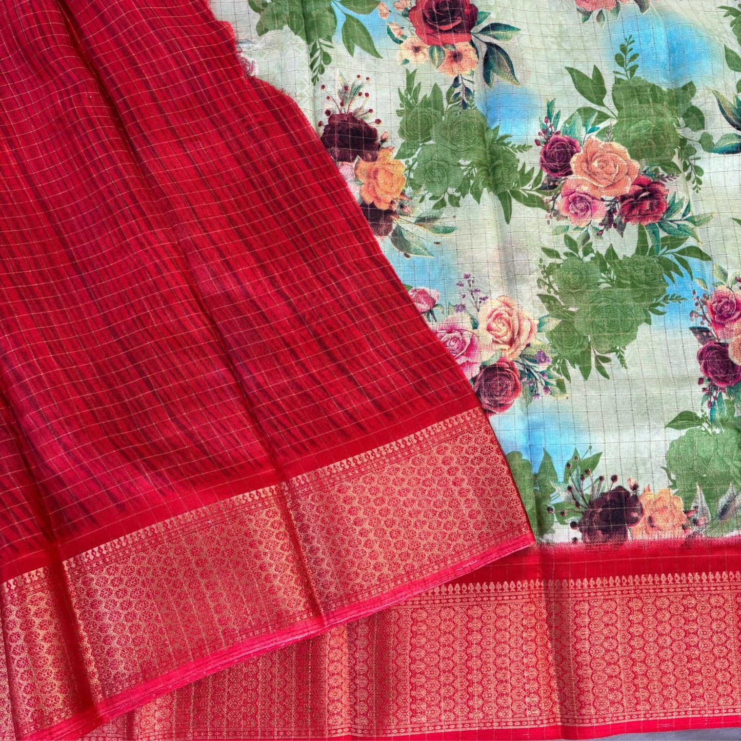Light Green Dola Silk Saree