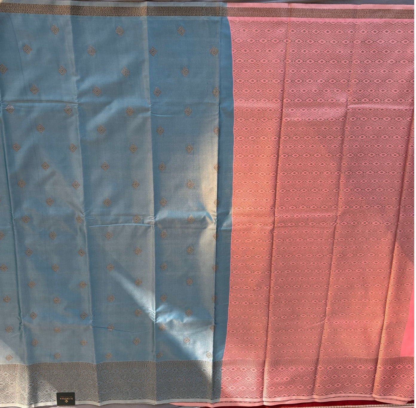 Blue Kanjeevaram Silk Saree